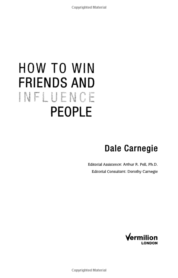 How to Win Friends and Influence People