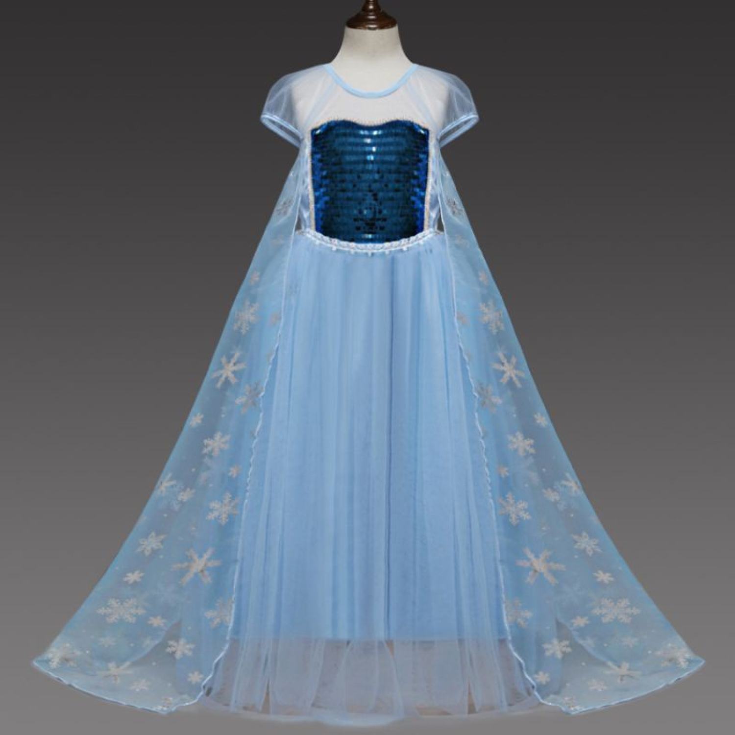 Váy cho bé gái Elsa BOMINES, đầm công chúa Elsa thun cotton thoáng mát –  Bomines