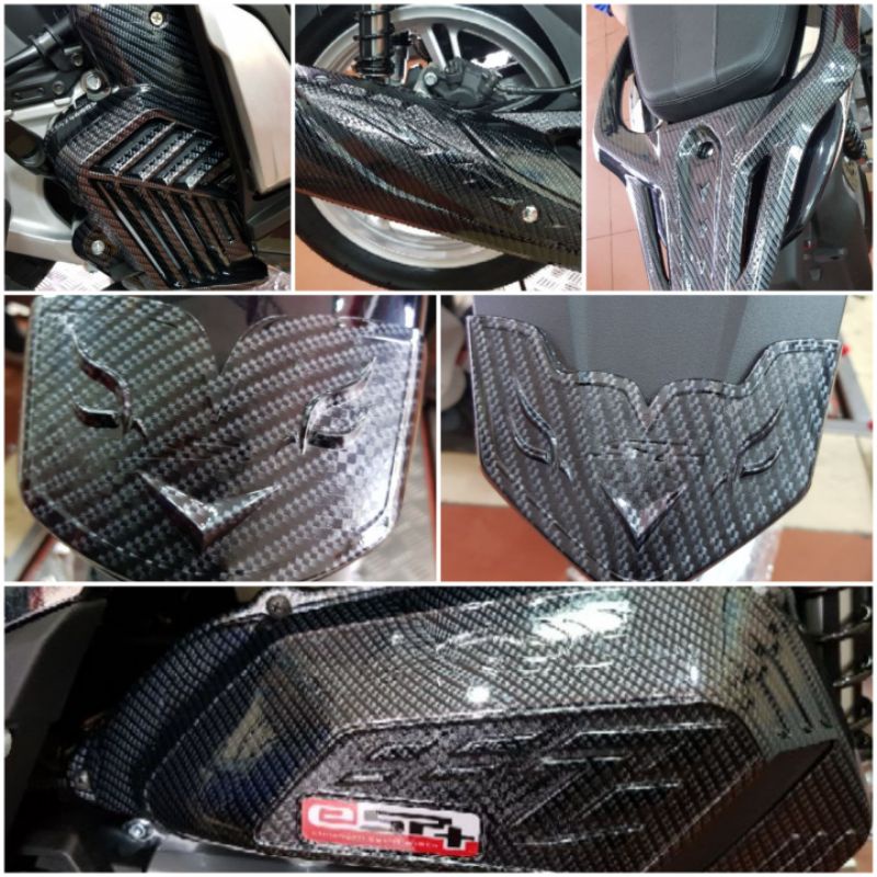 bộ trang trí xe sh 2020 2021 2022 cacbon
