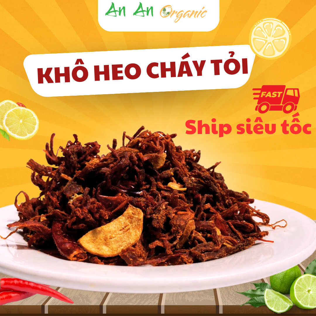 Khô heo cháy tỏi thơm ngon bổ dưỡng