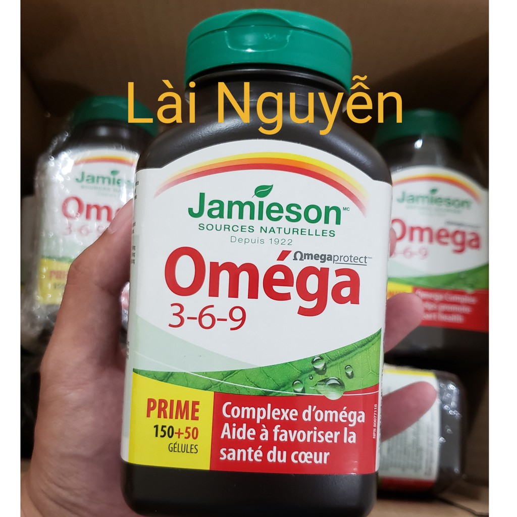 Dầu cá Omega 3-6-9 OMEGA PROTECT Jamieson 200 viên