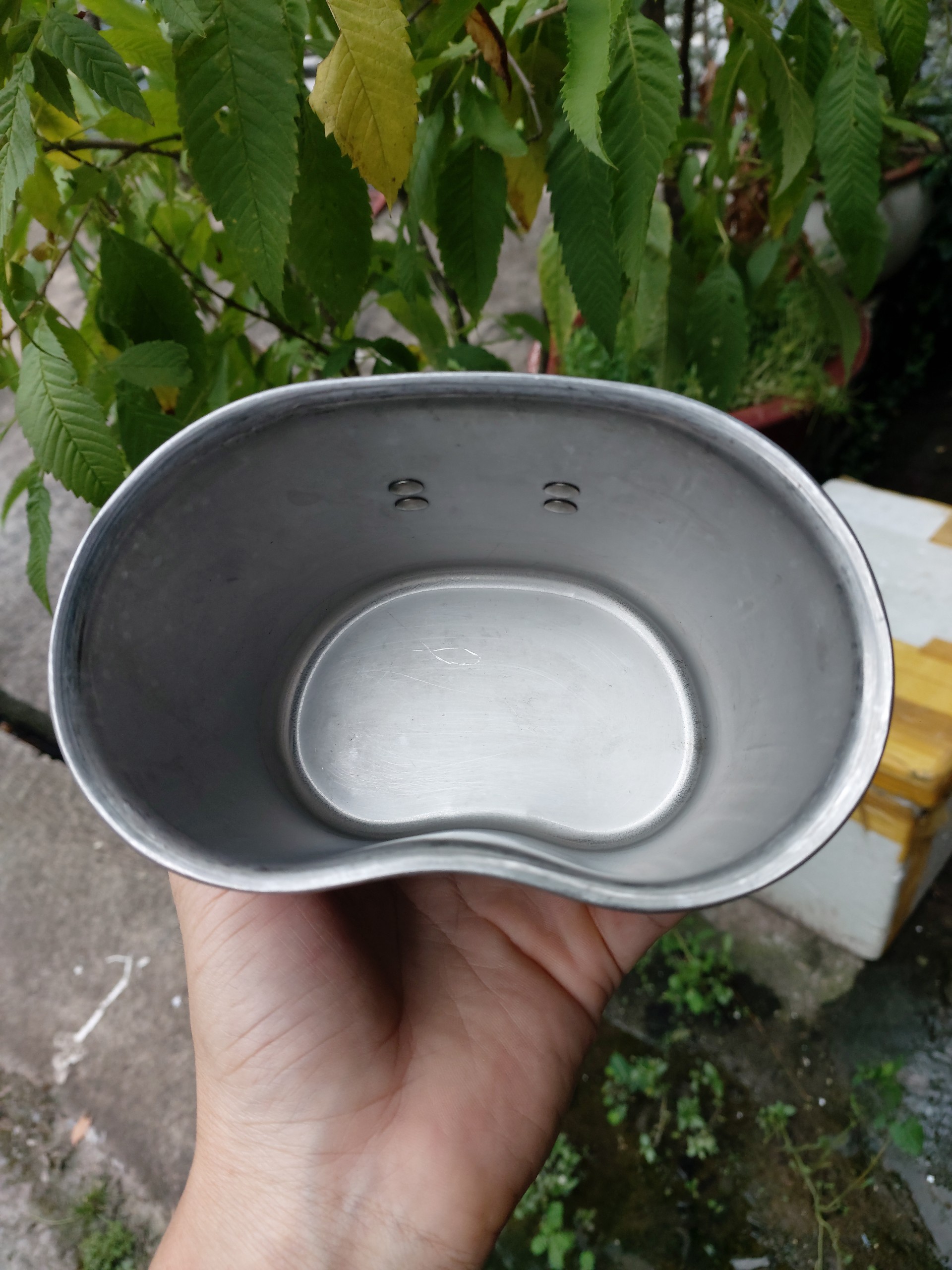 Ca inox Mỹ 1965-1966 ,Ca đựng nước Mỹ xưa