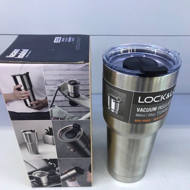 [HCM]Ly Giữ Nhiệt Lock&Lock Swing Tumbler (Màu Bạc) 800l