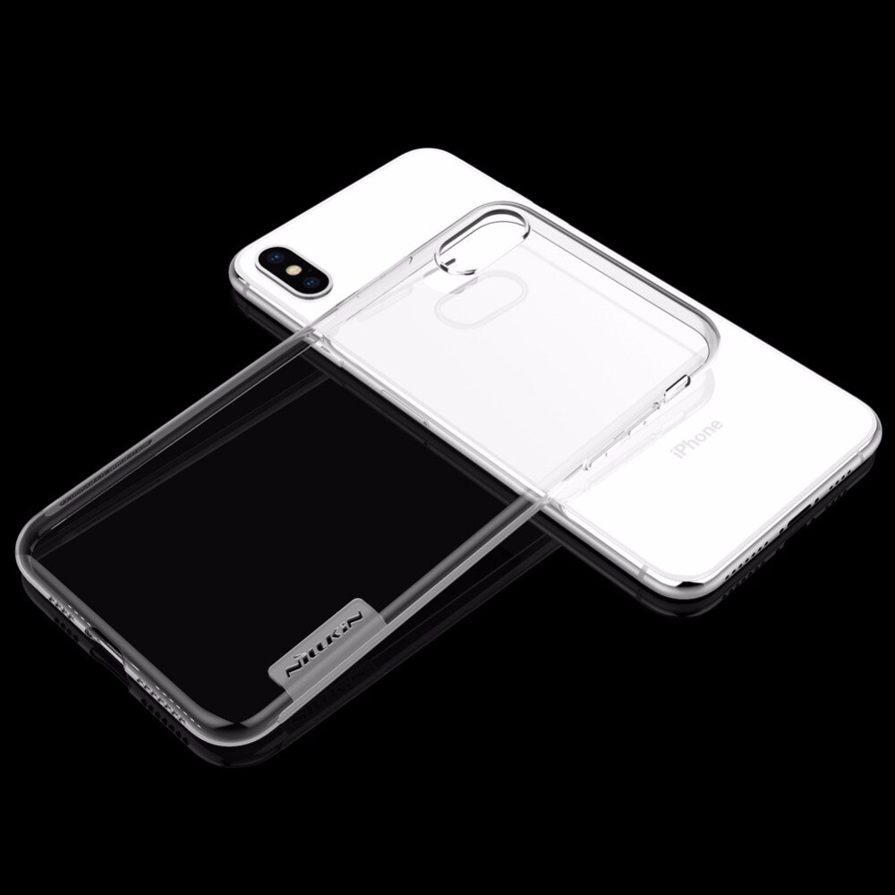 Ốp lưng Nillkin Iphone Xs Max silicon dẻo, trong suốt