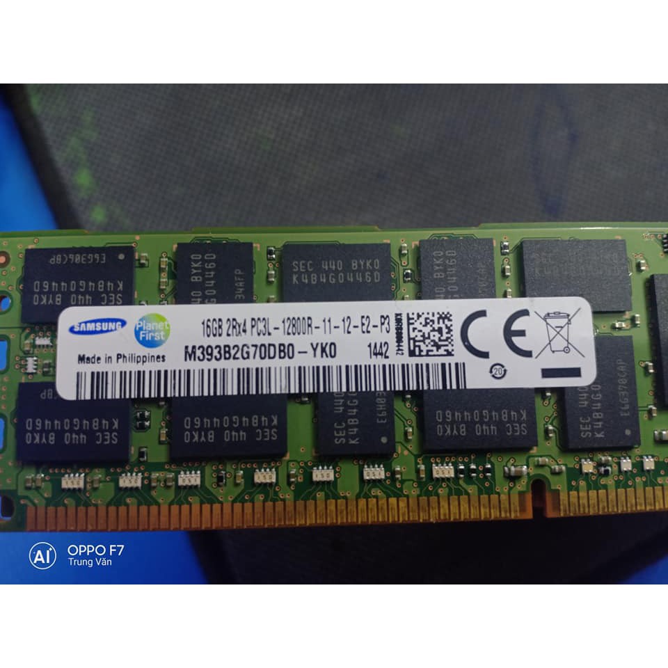 Ram REG ECC DDR3 16gb buss 1600 cho main sever