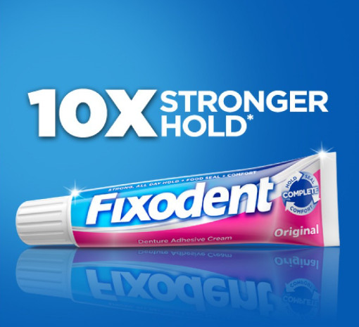 Keo dán răng giả Fixodent 68g