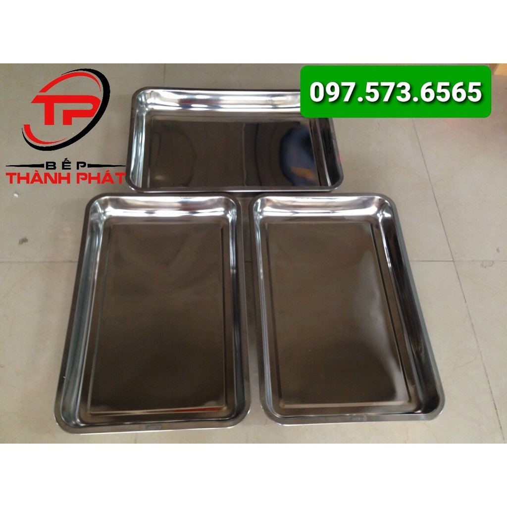 Khay inox tủ cơm 40x60