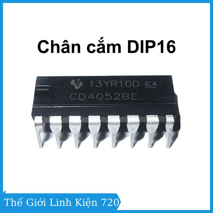 Ic cd4052 dip16/sop16 4 kênh kép