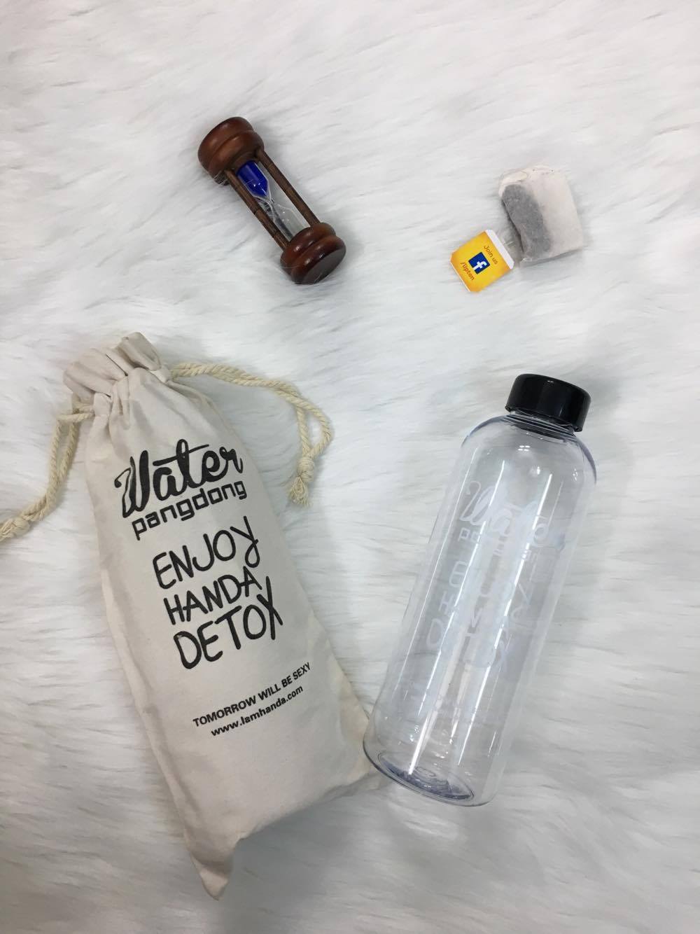 Bình thủy tinh Pongdang Detox 1000ml