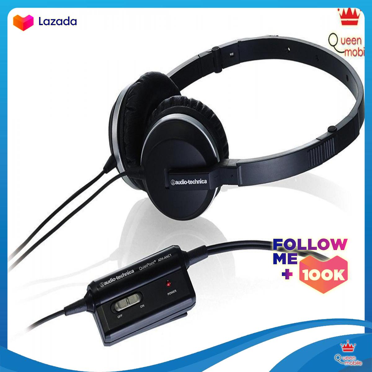 [HCM]Tai nghe Audio-Technica chống tạp âm (Active Noise Cancelling) ATH-ANC1