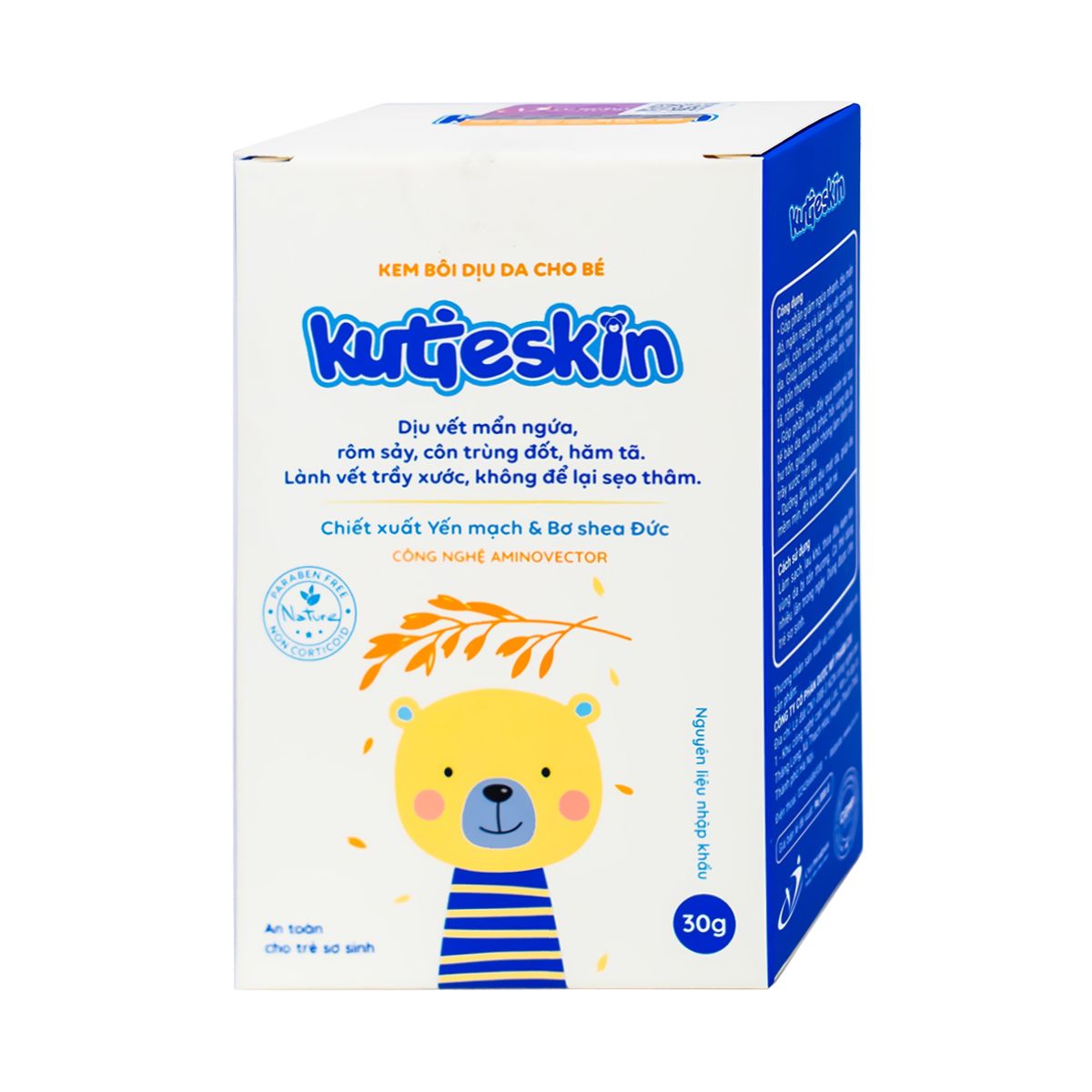 [HCM]Kem Bôi Dịu Da Cho Bé Kutieskin - 30gram