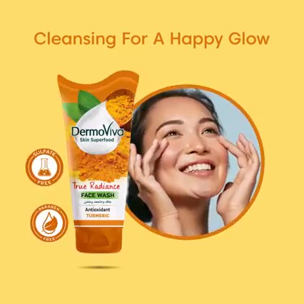 Sữa rửa mặt Dermoviva Sáng da tinh chất Nghệ 150ml
