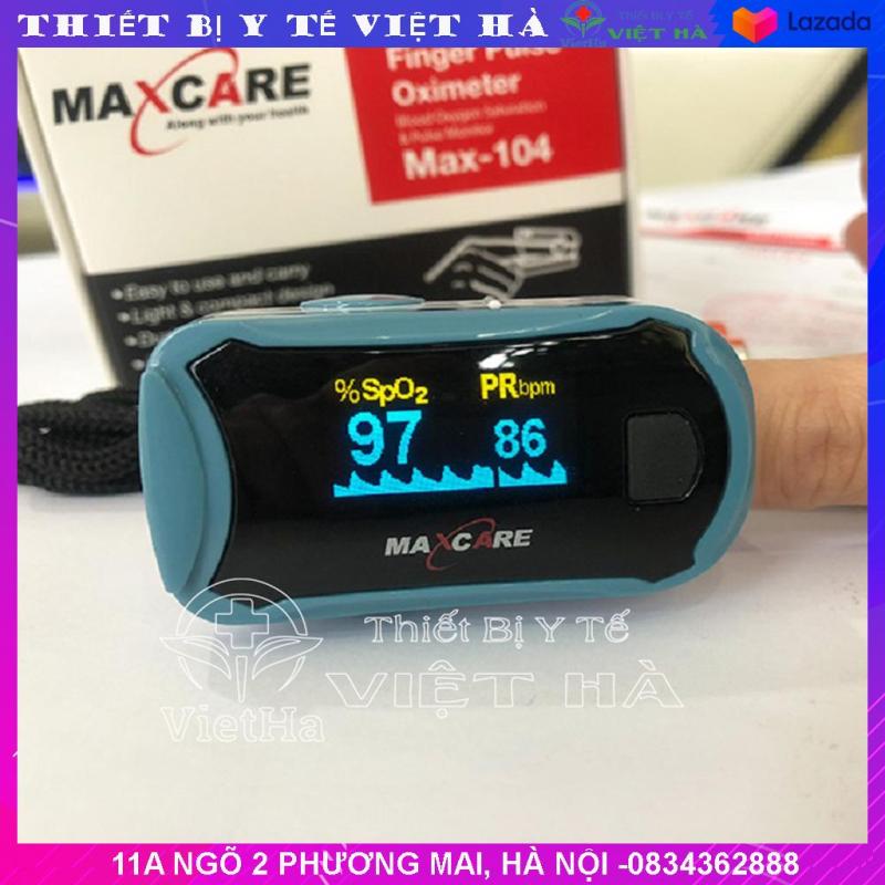 Nơi bán Máy đo nồng độ oxy trong máu Spo2 và nhịp tim Maxcare Max104