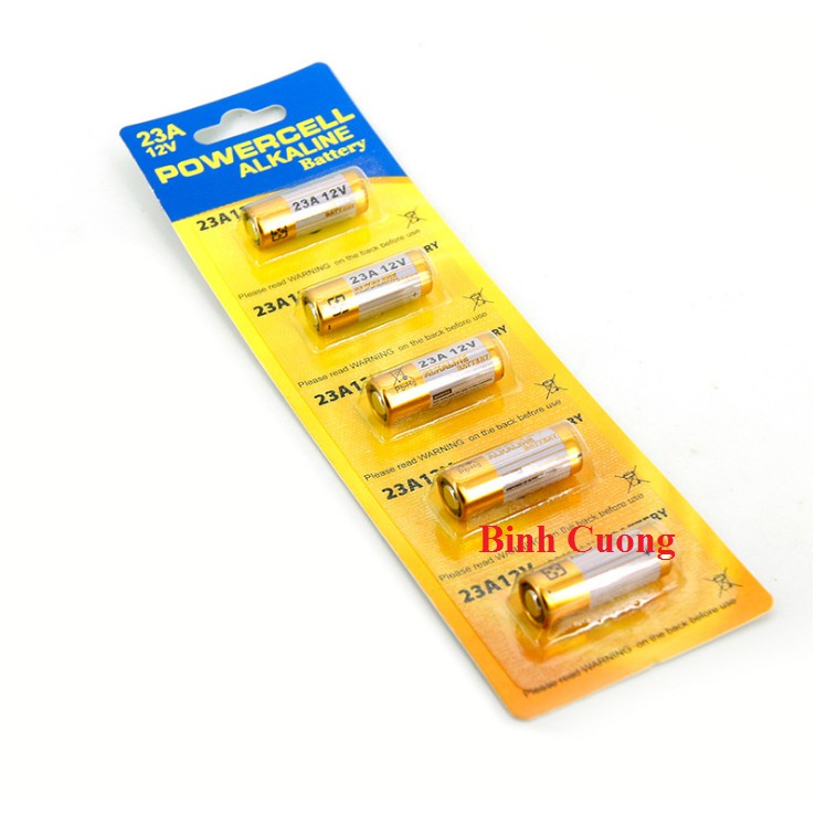 Vỉ 5 Pin Alkaline 12V 23A
