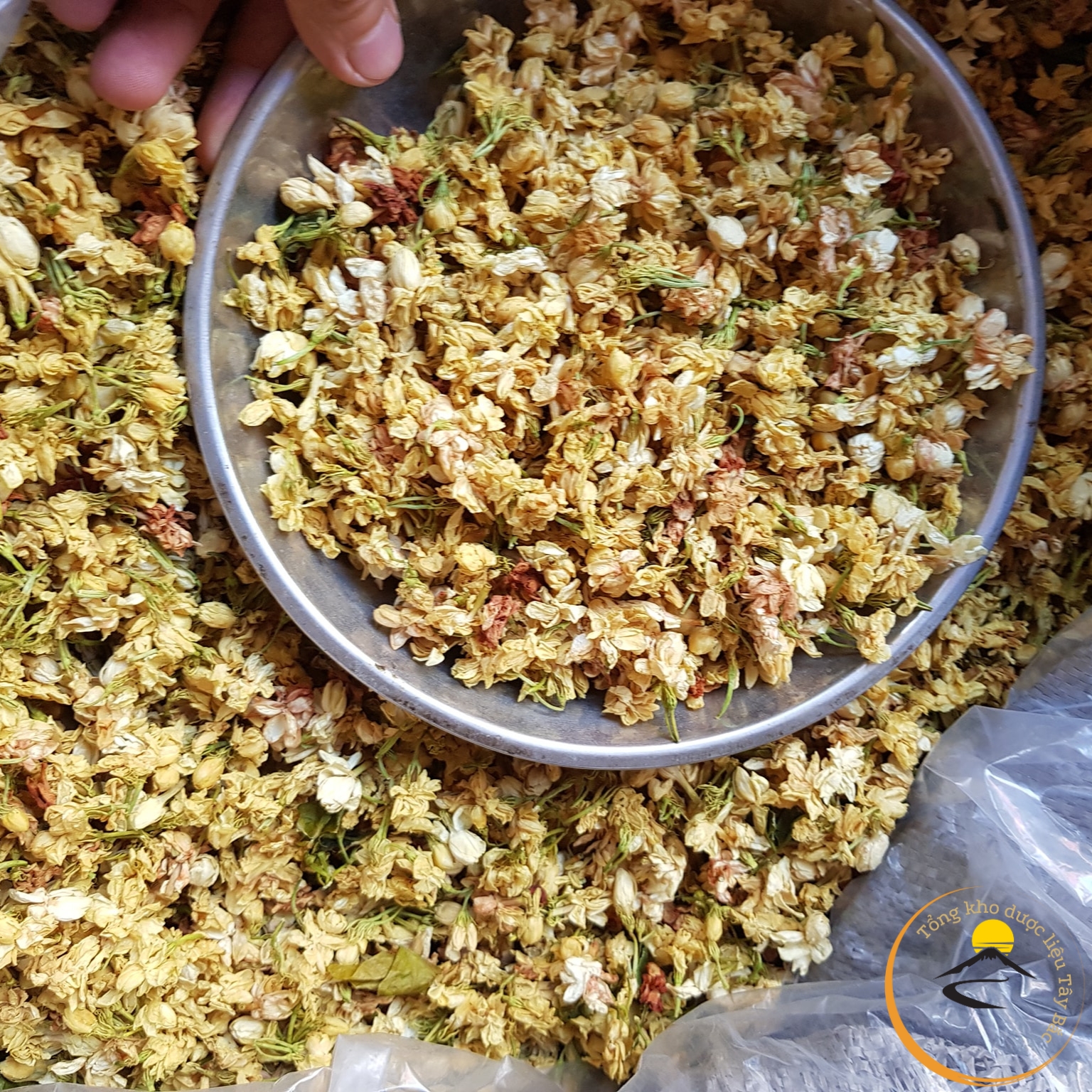 Trà hoa nhài khô sấy lạnh loại 1 thượng hạng 1kg. Hoa nhài ta pha trà chanh, trà tắc, trà sữa