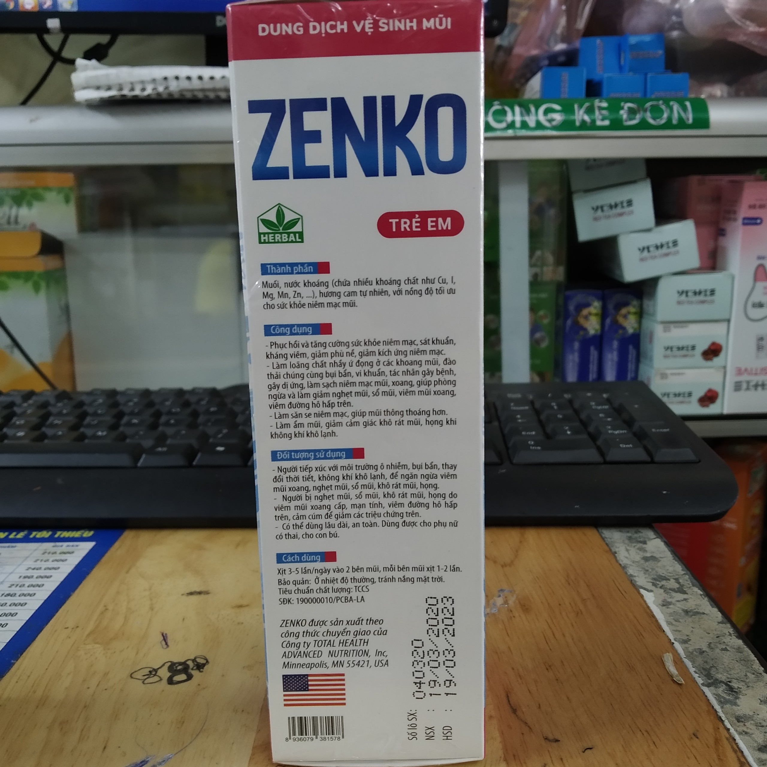 Dung dịch vệ sinh mũi ZENKO