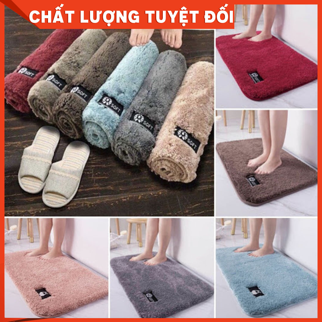 Thảm Chùi Chân Phòng Khách Cao Cấp SOFT KT 80x50