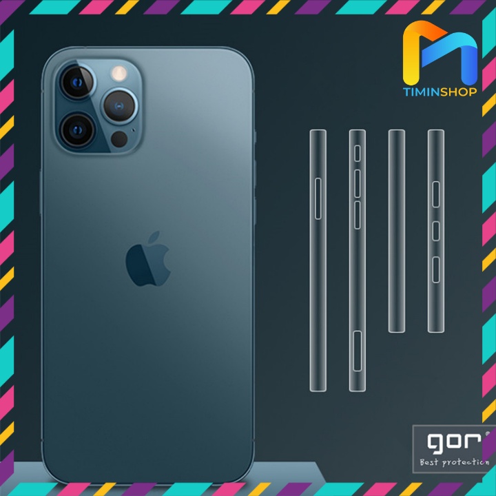 [HCM][5 bộ] Dán viền iPhone 15/ 15 Pro/ 15 Pro Max/ 15 Plus/ iPhone 14/ 14  Plus/ 14 Pro/ 14 Pro Max/ 13/ 13 Pro/ 13 Pro Max - chính hãng gor