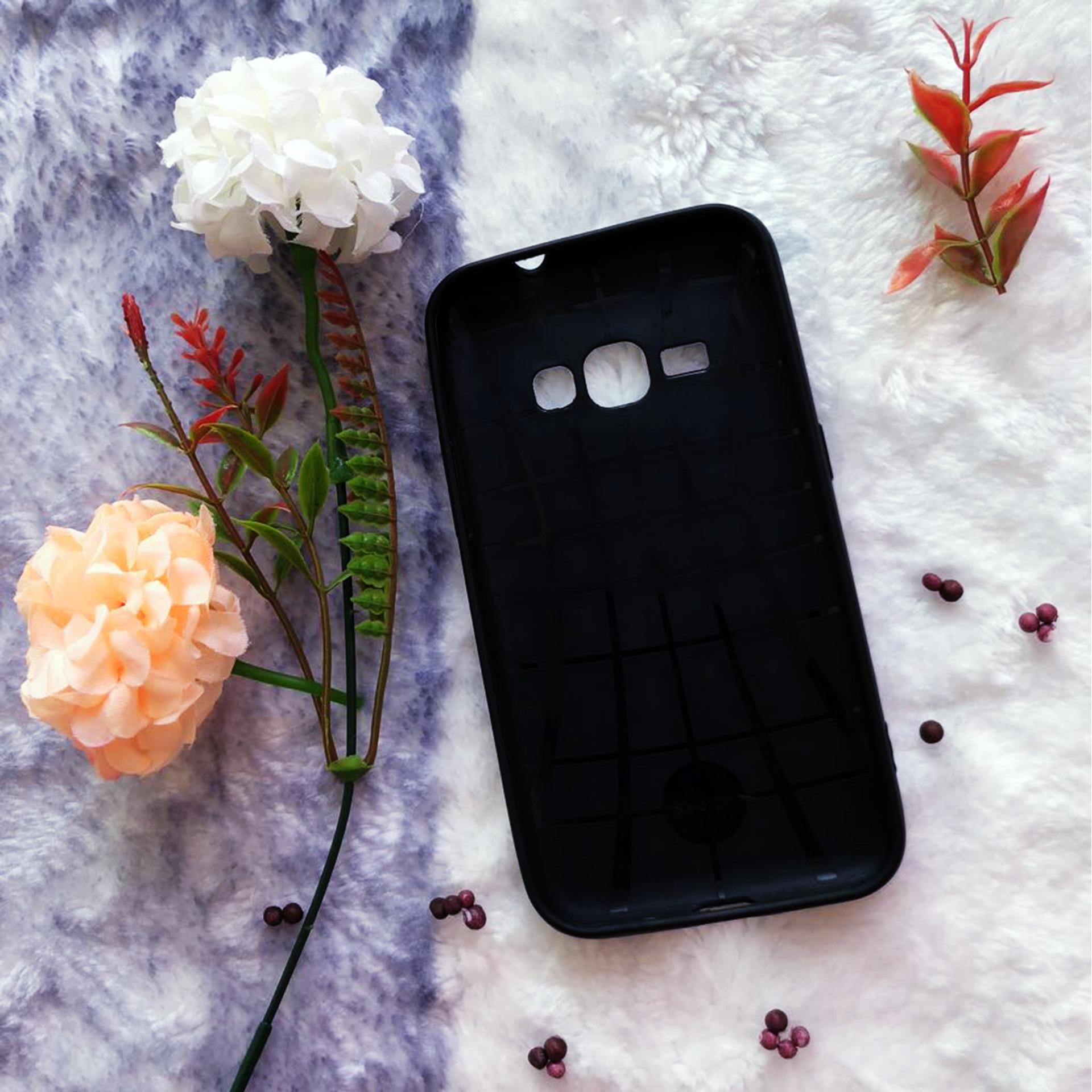 [Nhiều Mẫu] Ốp lưng dẻo Samsung J1 2016 (J120) (Thân đen - in hình siêu cute)