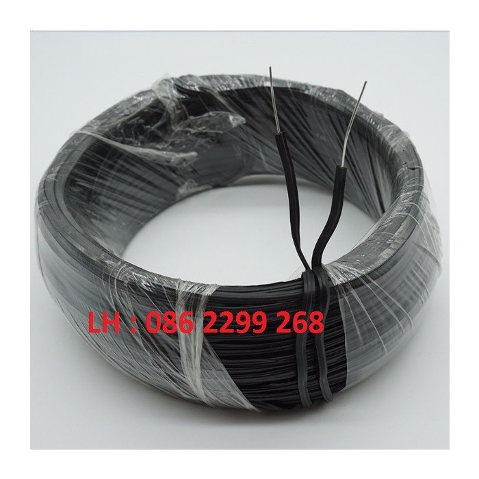 Cuộn dây kẽm bọc nhựa 100m buộc lan, cây cảnh - Màu đen