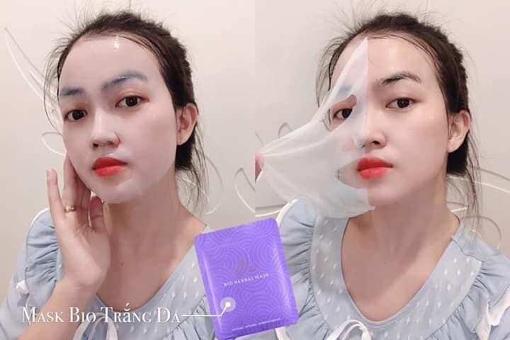 SET MẶT NẠ ĐẮP TRẮNG DA- CHỐNG LÃO HOÁ (TÍM)