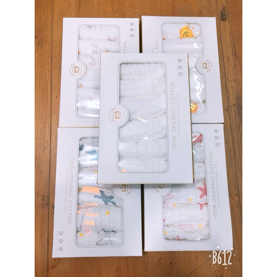 Set khăn sữa Petit Me [set 6c]