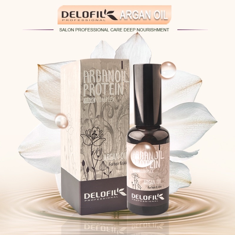 Tinh Dầu Dưỡng Tóc Argan Oil Protein Delofil