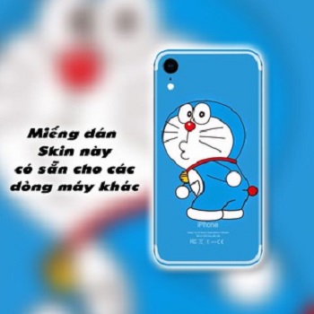 Miếng dán skin cho iPhone hình Doremon (Mã: Dor036)