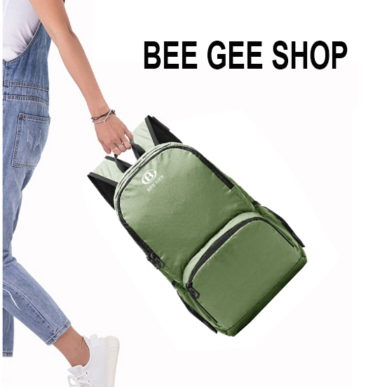 Balo nam nữ đi học thời trang vải dù chống thấm nước siêu nhẹ có thể gấp gọn dùng để đi du lịch tiện ích 112 B BEE GEE BGS