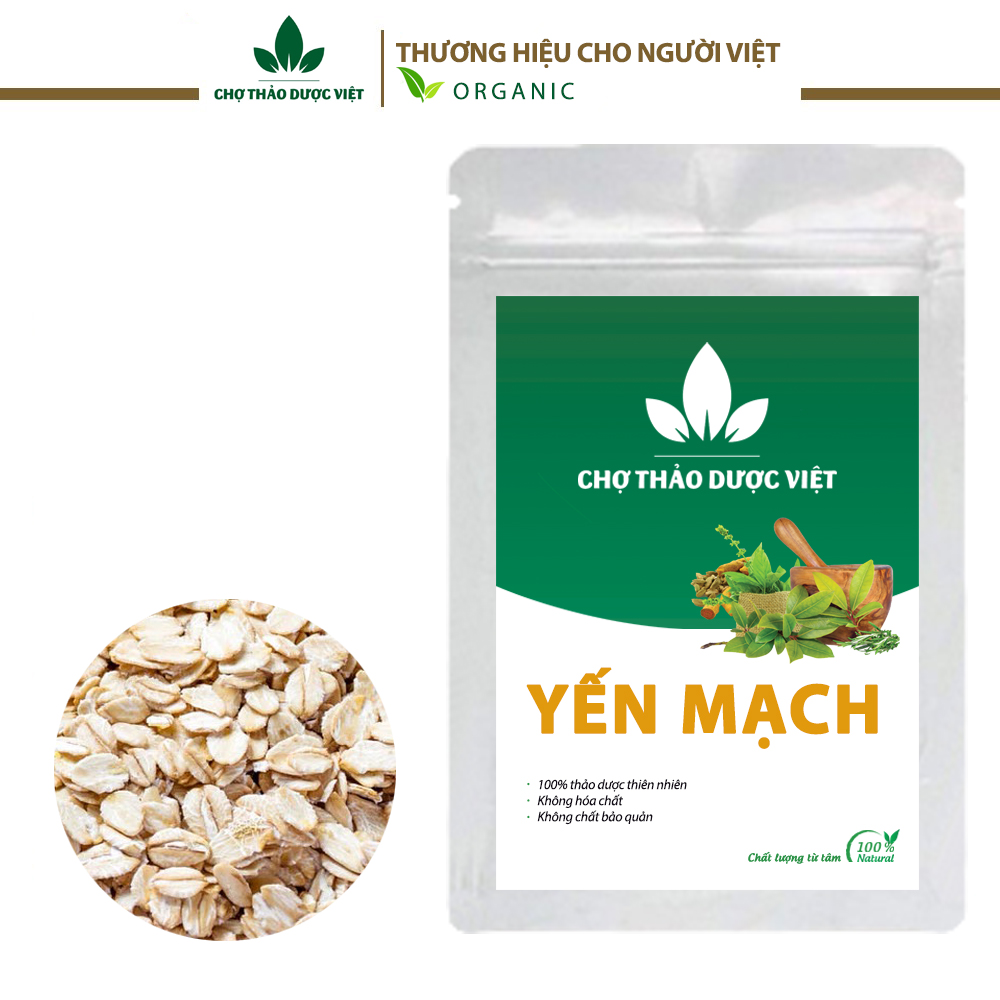Yến mạch cán dẹt nguyên chất 500g - Chợ Thảo Dược Việt