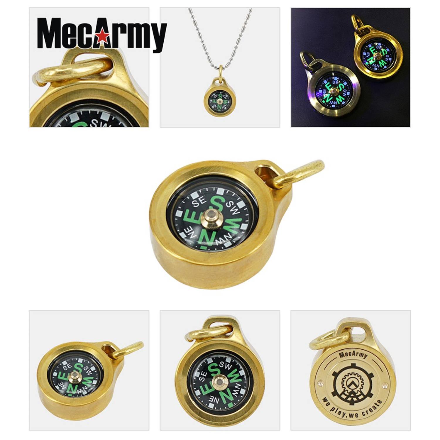 La Bàn móa khóa MecArmy CMP Đồng/ Titanium