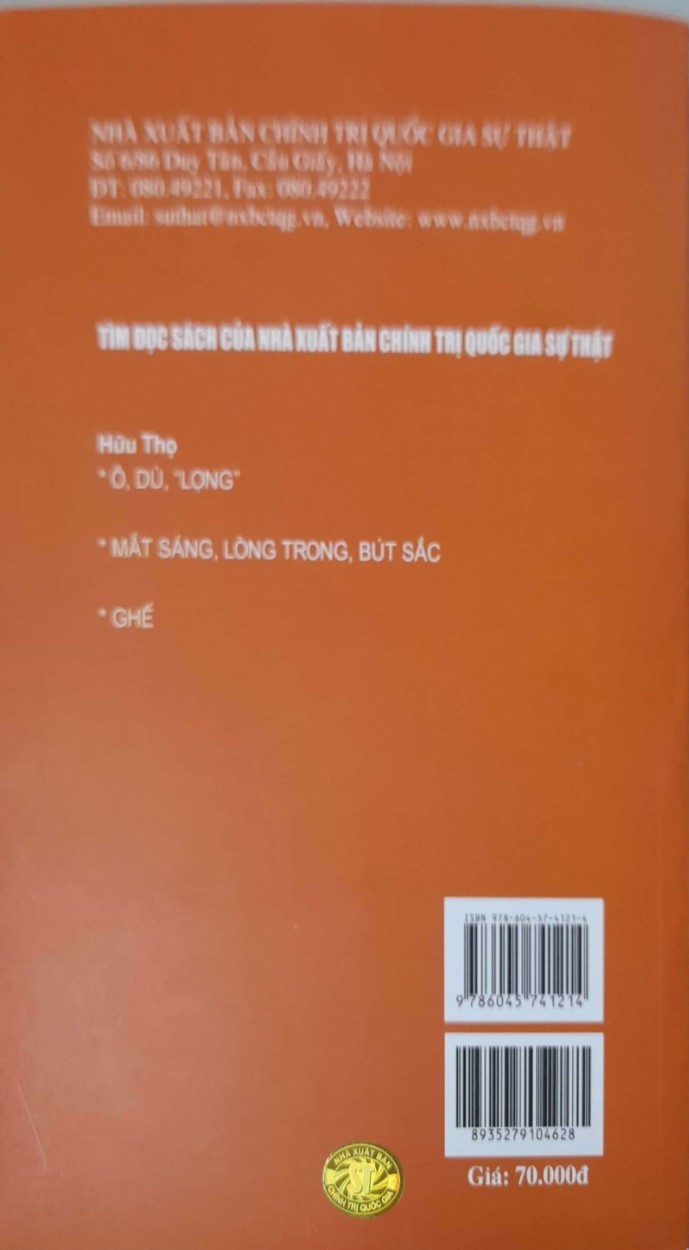 Lời nói thẳng (tập bút ký chính luận)