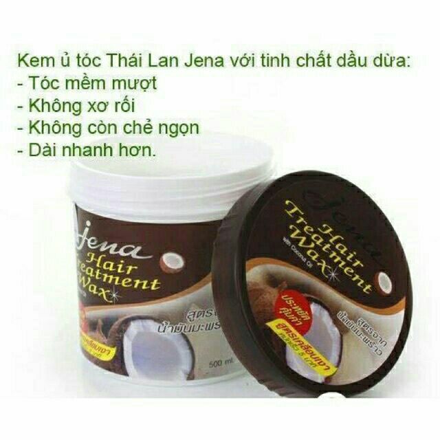 Kem Ủ Tóc Dầu Dừa Jena Chính Hãng Thái Lan
