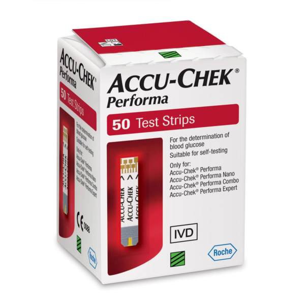 Que Thử Tiểu Đường Acu Check Performa Hộp 50 test