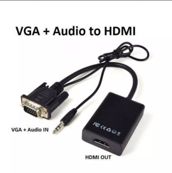 Cáp chuyển đổi tín hiệu từ VGA sang HDMI có âm thanh