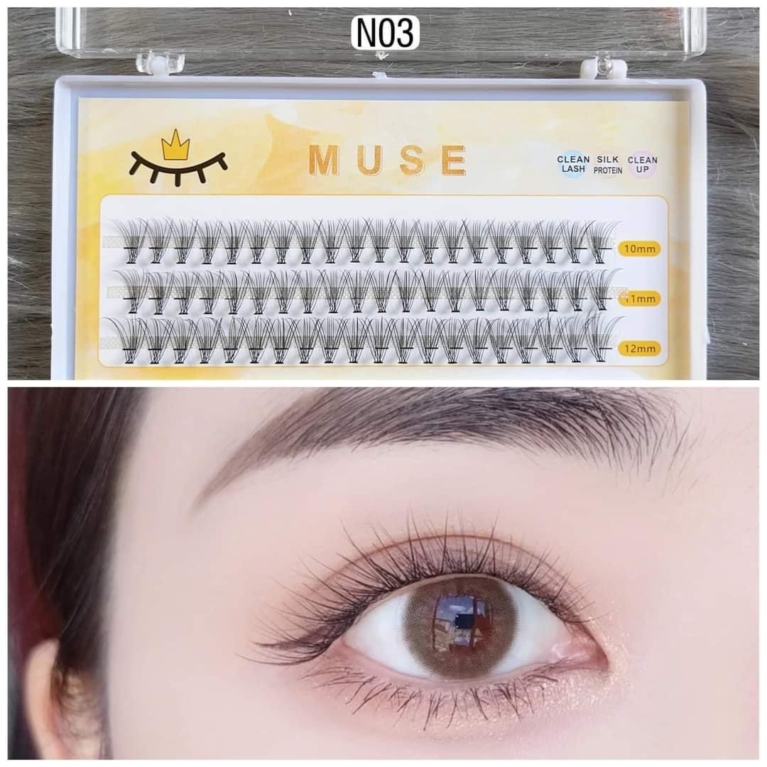 Mi giả tách sợi mi chùm muse đủ các mã