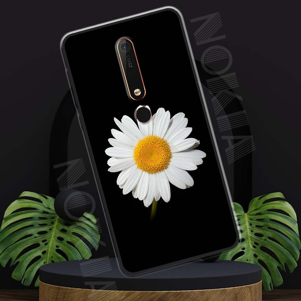 Ốp lưng Nokia 6.1, Nokia 6 (2018) mẫu BST Hoa lá cành TPU
