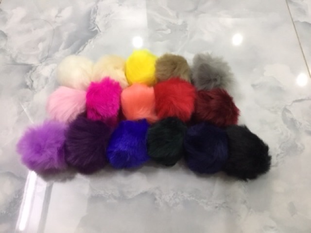 Plain Pom Pom 8cm Decorative 15K/Piece