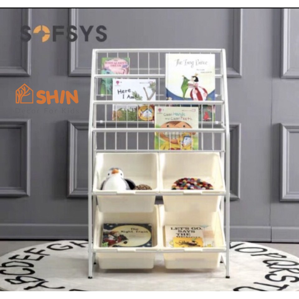 Kệ sách bằng sắt giá sách trẻ em