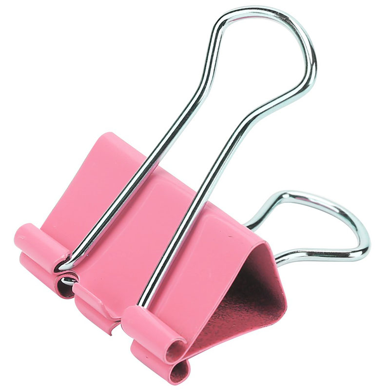 Kẹp bướm màu 25mm 8554 A (Deli)