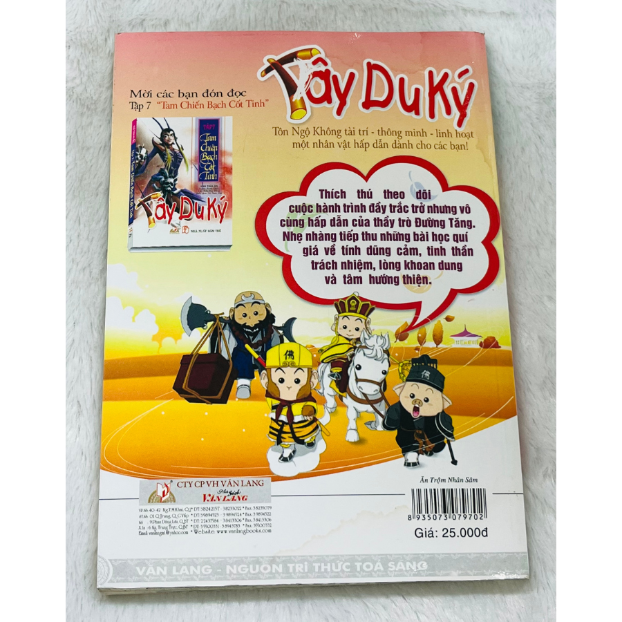 Sách - Tây du ký (Tập 6) - Ăn trộm nhân sâm-Vanlangbooks