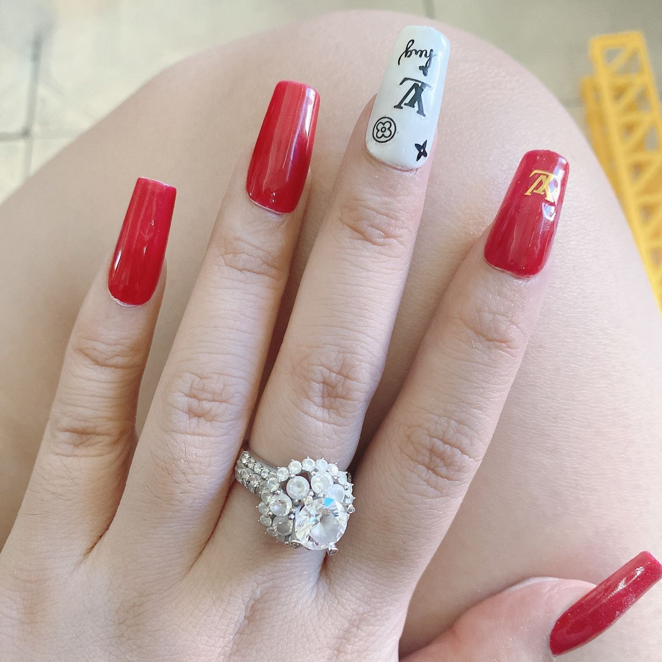 [ free ship và tăng quà] Bộ Móng tAy úp giả thiết kế sẵn kèm keo và dũa