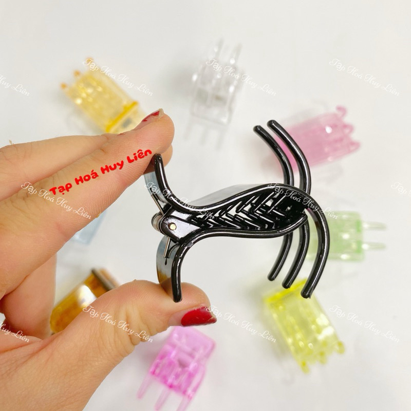 12 Cái 5 Răng Kẹp Tóc Càng Cua Hàn Quốc Nhiều Màu Chắc Chắn Bền Đẹp GIÁ SỈ