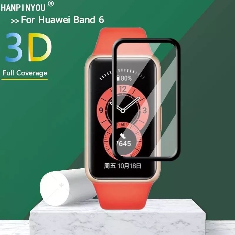[HCM]Cường lực màn hình 3D Cạnh Cong Full mặt kính cho Huawei Band 6 / Honor Band 6