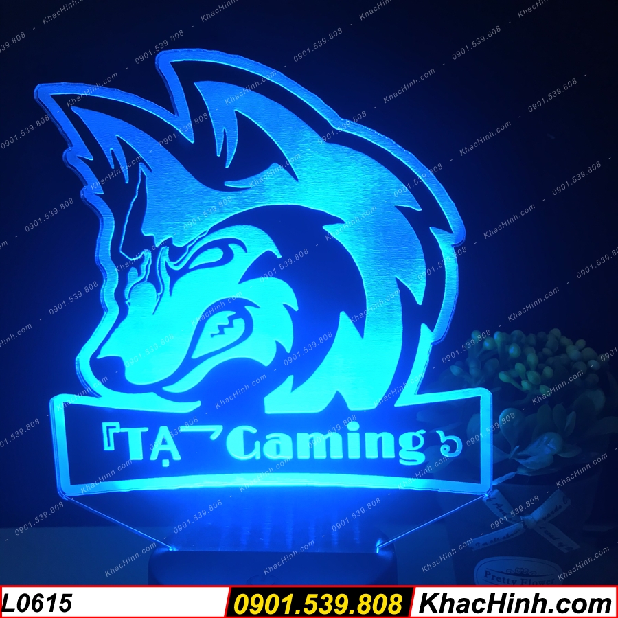 Đèn trang trí khắc hình GAMING, tranh thư pháp, Đèn led khắc hình theo yêu cầu, đèn khắc hình cá nhân,quà tặng sinh nhật – valentine – 8-3, quà cưới,đèn để bàn,đèn ngủ,đèn trang trí,