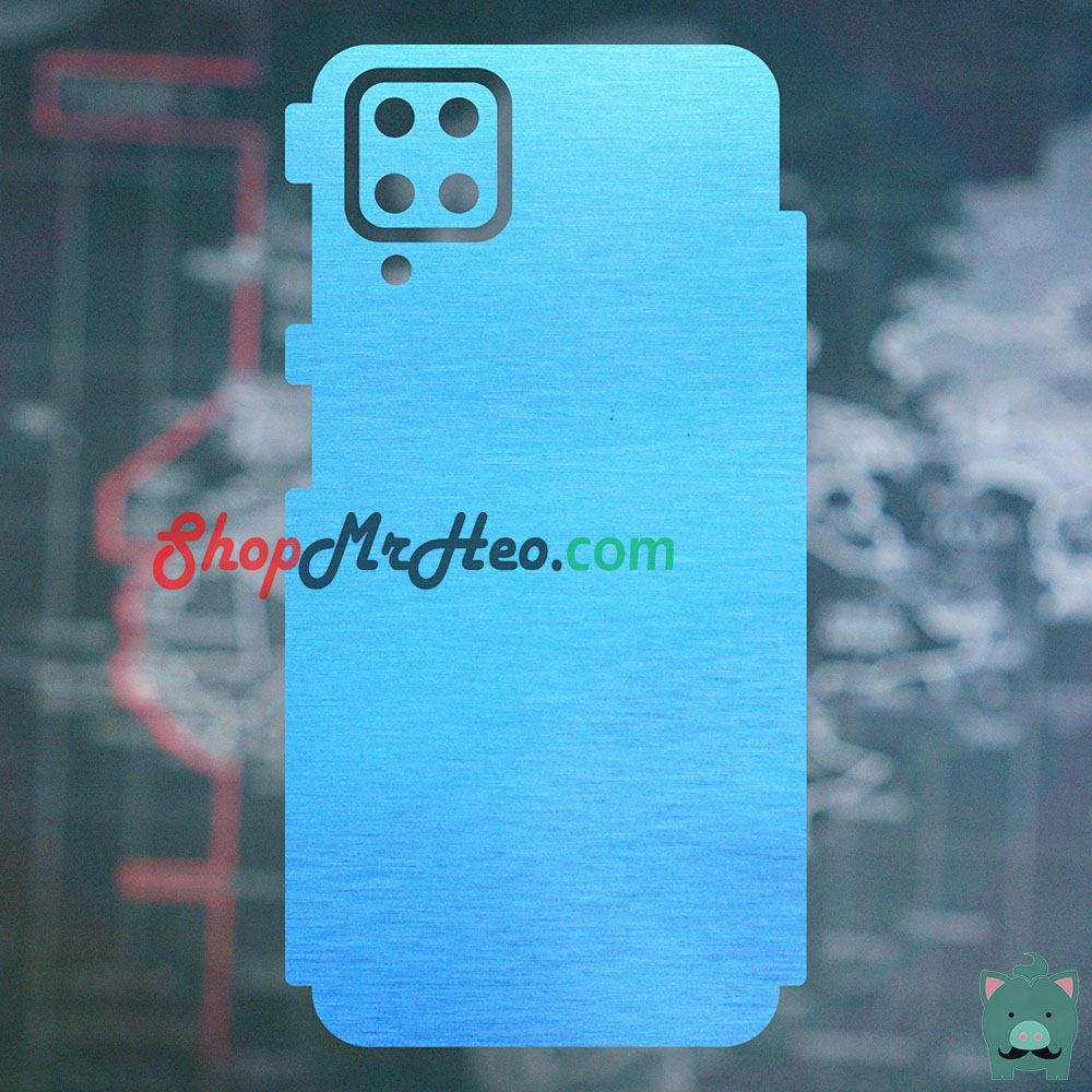 [HCM]Skin Dán Mặt Sau Lưng Vân Nhôm Samsung Galaxy A12