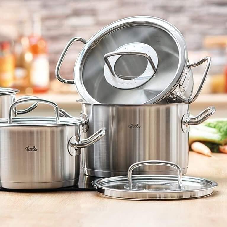 [Trả góp 0%][Hàng nội địa Đức] Bộ nồi Fissler Profi Original siêu cao cấp