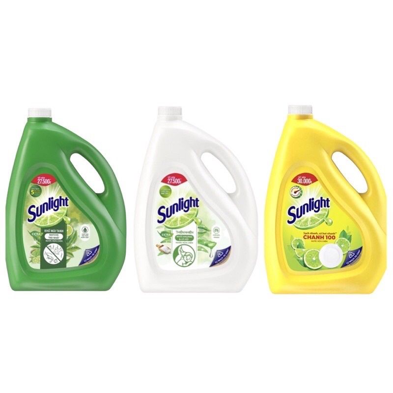 [HCM]NƯỚC RỬA CHÉN SUNLIGHT CHANH BÌNH 3.6KG/TÚI 3.5 KG