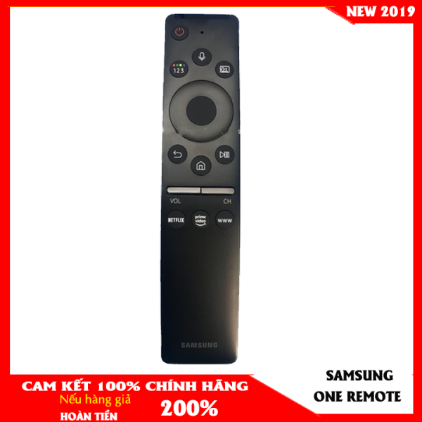 Bảng giá [CHÍNH HÃNG] Điều khiển tivi Samsung tìm kiếm giọng nói tiếng Việt One Remote màu đen thông minh dùng cho tivi samsung