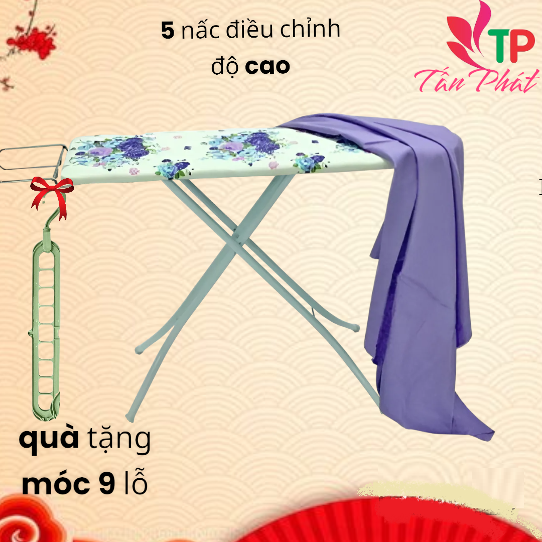 [tặng móc] BÀN ĐỂ ỦI QUẦN ÁO DẠNG ĐỨNG - Ngồi (có khay để bàn ủi)